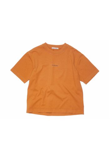 Acne Studios Logo T-Shirt Burnt Orange