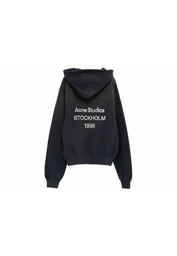 Acne Studios Logo Hooded Sweater Black 900