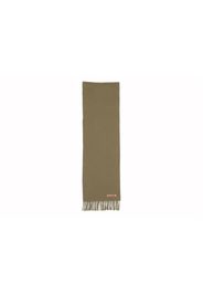 Acne Studios Fringe Wool Scarf Khaki Green