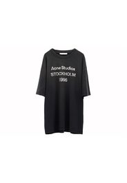 Acne Studios Logo T-Shirt Faded Black Bm0