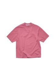 Acne Studios Contrast Stamped Logo T-Shirt Old Pink