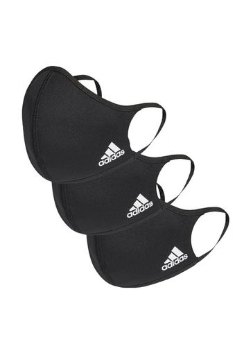 adidas Face Covers (3 Pack) Black/White