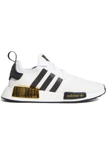 adidas NMD R1 White Black Gold Metallic (Youth)