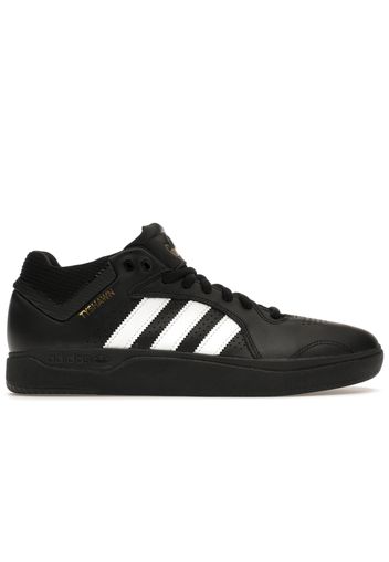 adidas Tyshawn Black White Smooth Leather