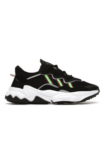 adidas Ozweego Core Black Solar Green (Youth)