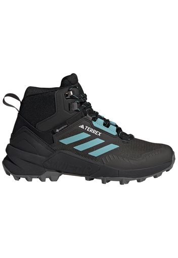 adidas Terrex Swift R3 Mid Gore-Tex Core Black Mint Ton Grey (Women's)