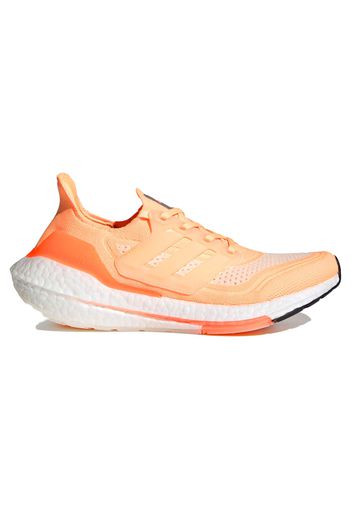 adidas Ultra Boost 21 White Acid Orange (Women's)