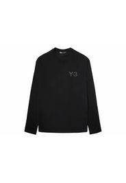 adidas Y-3 Logo Long Sleeve Tee Black