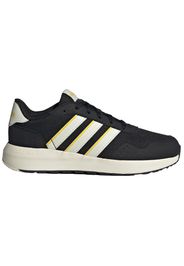 adidas Run 60s Core Black Off White Utility Yellow (GS)