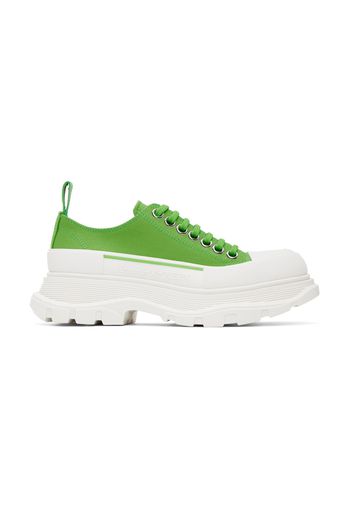 Alexander McQueen Tread Slick Low Lace Up Acid Green (Women's)