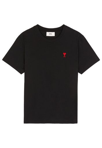 Ami Paris Ami De Coeur Classic Fit T-Shirt Black/Red