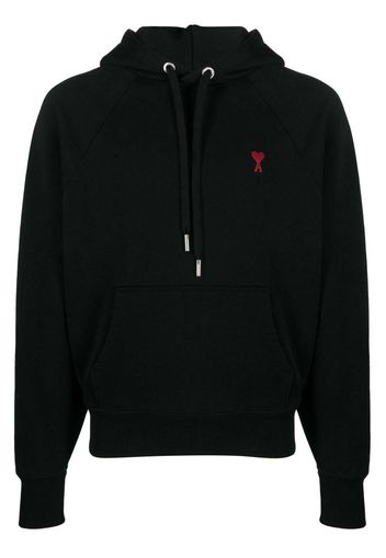 Ami Paris Ami De Coeur Small Logo Hoodie Black