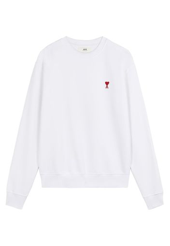 Ami Paris Ami De Coeur Classic Fit Crewneck White/Red