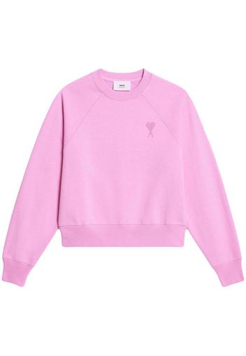 Ami Paris Logo Sweatshirt Pink