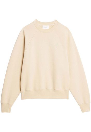 Ami Paris Logo Sweatshirt Beige