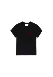 Ami Paris Ami De Coeur T-Shirt Black/Red