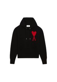 Ami Paris Ami De Coeur Hoodie Black