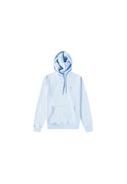 Ami Paris Ami De Coeur Tonal Popover Hoodie Sky Blue