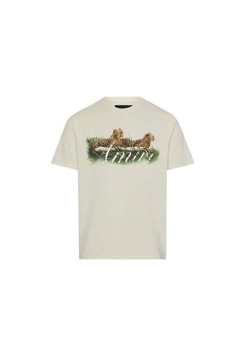 AMIRI Cheetah Logo Tee Alabaster