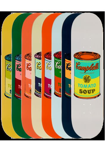 Andy Warhol Coloured Campbell's Soup Cans Skateboard  Deck Set of 8 Multi