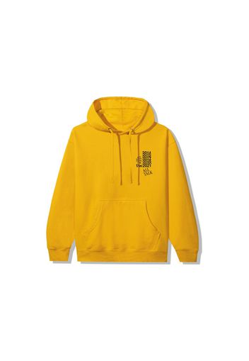 Anti Social Social Club All Talk On A Blog Hoodie Gold