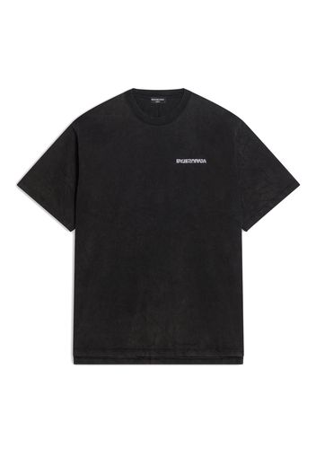 Balenciaga Turn Slit T-Shirt Black