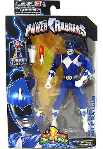 Bandai America Power Rangers Legacy Build A Megazord Blue Ranger MMPR Action Figure