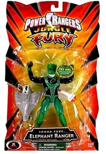 Bandai America Power Rangers Jungle Fury Sound Fury Elephant Ranger Action Figure