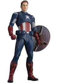 Bandai Japan Marvel S.H. Figuarts Captain America Cap Vs Cap Edition Action Figure