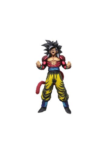 Banpresto Dragon Ball GT Super Master Stars Piece Manga Dimensions Super Saiyan 4 Son Goku Figure Pink & Yellow