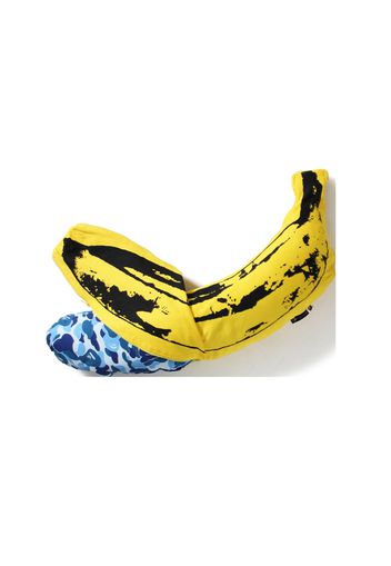 BAPE ABC Camo Andy Warhol Banana Cushion (Small) Blue