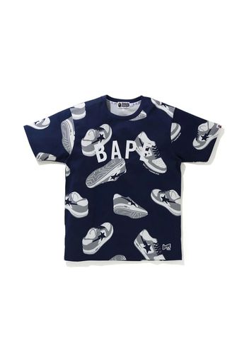 BAPE Sta Random Tee Navy