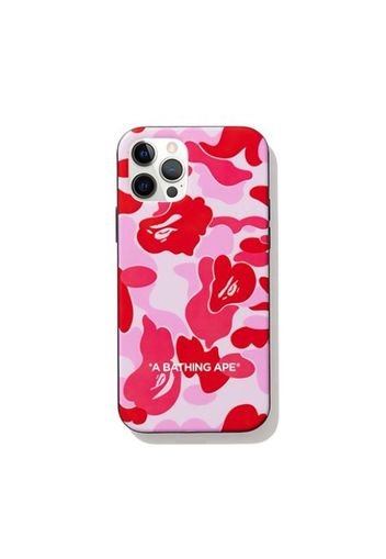 BAPE ABC Camo iPhone 12 PRO MAX Case Pink