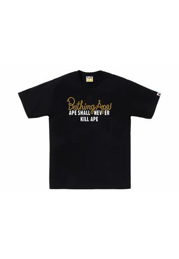 BAPE Champion Logo Tee Black