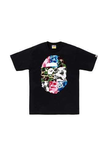 BAPE ABC Camo Crazy Big Ape Head Tee Black