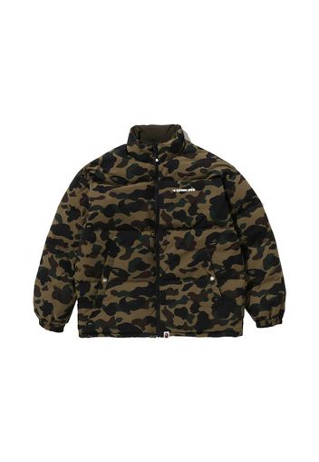 BAPE 1st Camo Reversible Down Jacket Green