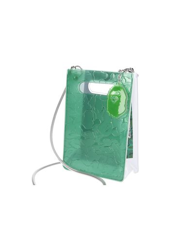 BAPE x nana-nana A5 Vertical Bag Green Shibuya Store Exclusive