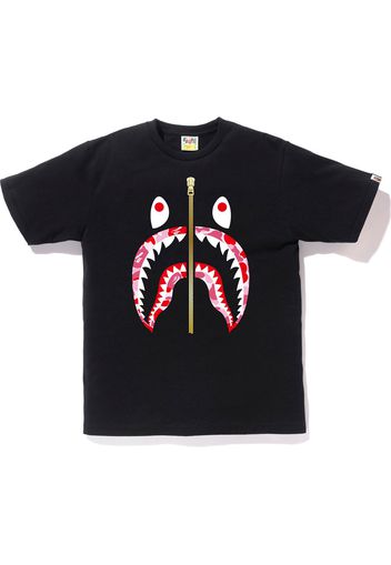 BAPE ABC Gold Zip Shark Tee Black/Pink