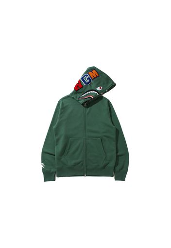 BAPE Double Side Shark Full Zip Hoodie (FW21) Green