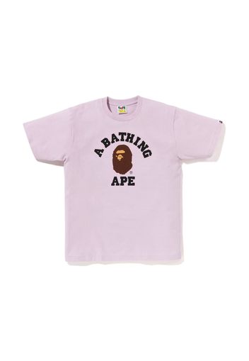 BAPE Pigment College Tee Purple