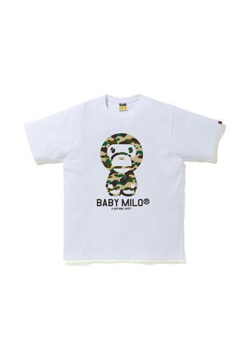 BAPE 1st Camo Baby Milo Tee White/Yellow