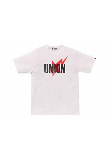 BAPE x Union Pigment Dyed Sta Tee White