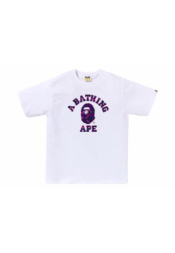 BAPE Color Camo College Tee (SS24) White/Purple