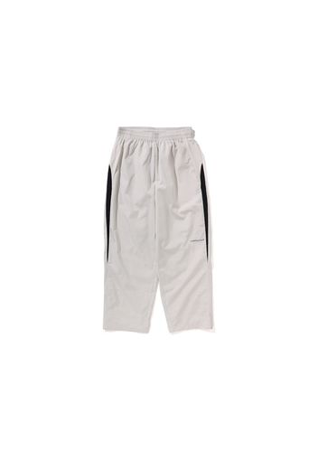 BAPE Nylon Loose Fit Track Pants Ivory