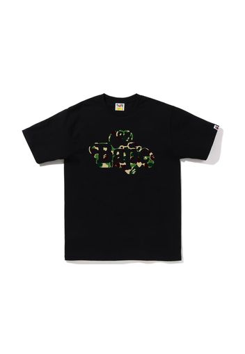 BAPE ABC Camo Milo on Bape Tee Black Green