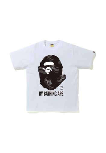 BAPE Sta Random by Bathing Ape Tee White/Black