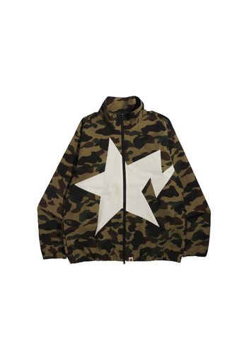 BAPE 1st Camo Track Jacket Green