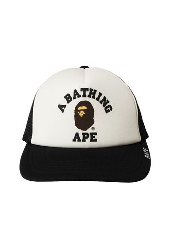 BAPE College Mesh Cap Black