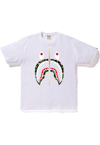 BAPE ABC Gold Zip Shark Tee White/Green