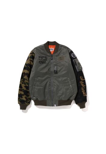 BAPE x OVO Loose Fit MA-1 Jacket Olive Drab